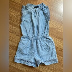 Gap denim romper size small (5/6)